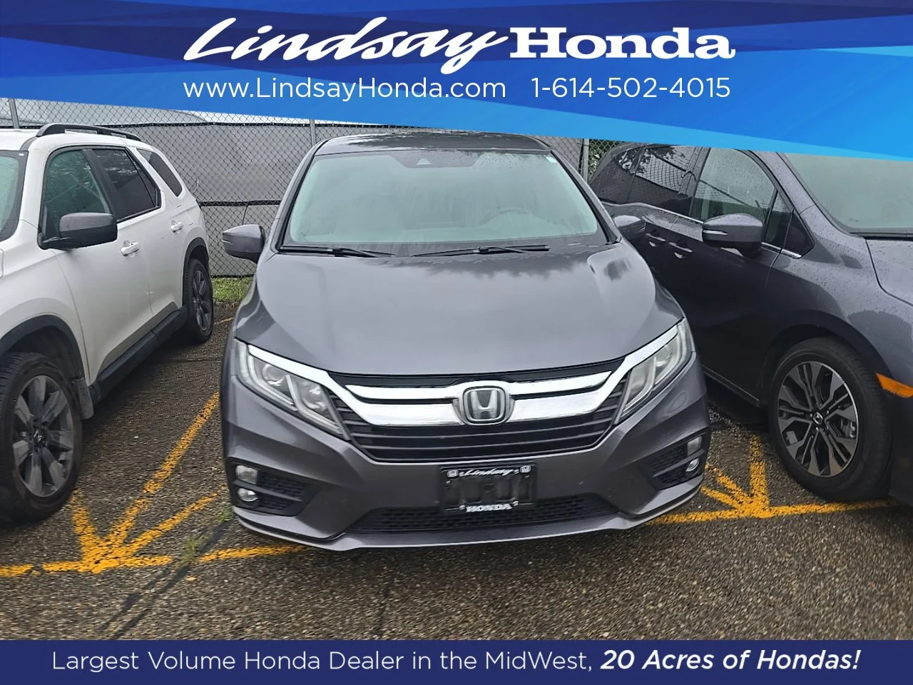 Used 2019 Modern Steel Metallic Honda EX image 2
