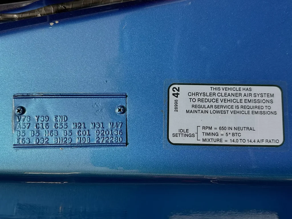 Used 1969 Blue Plymouth 