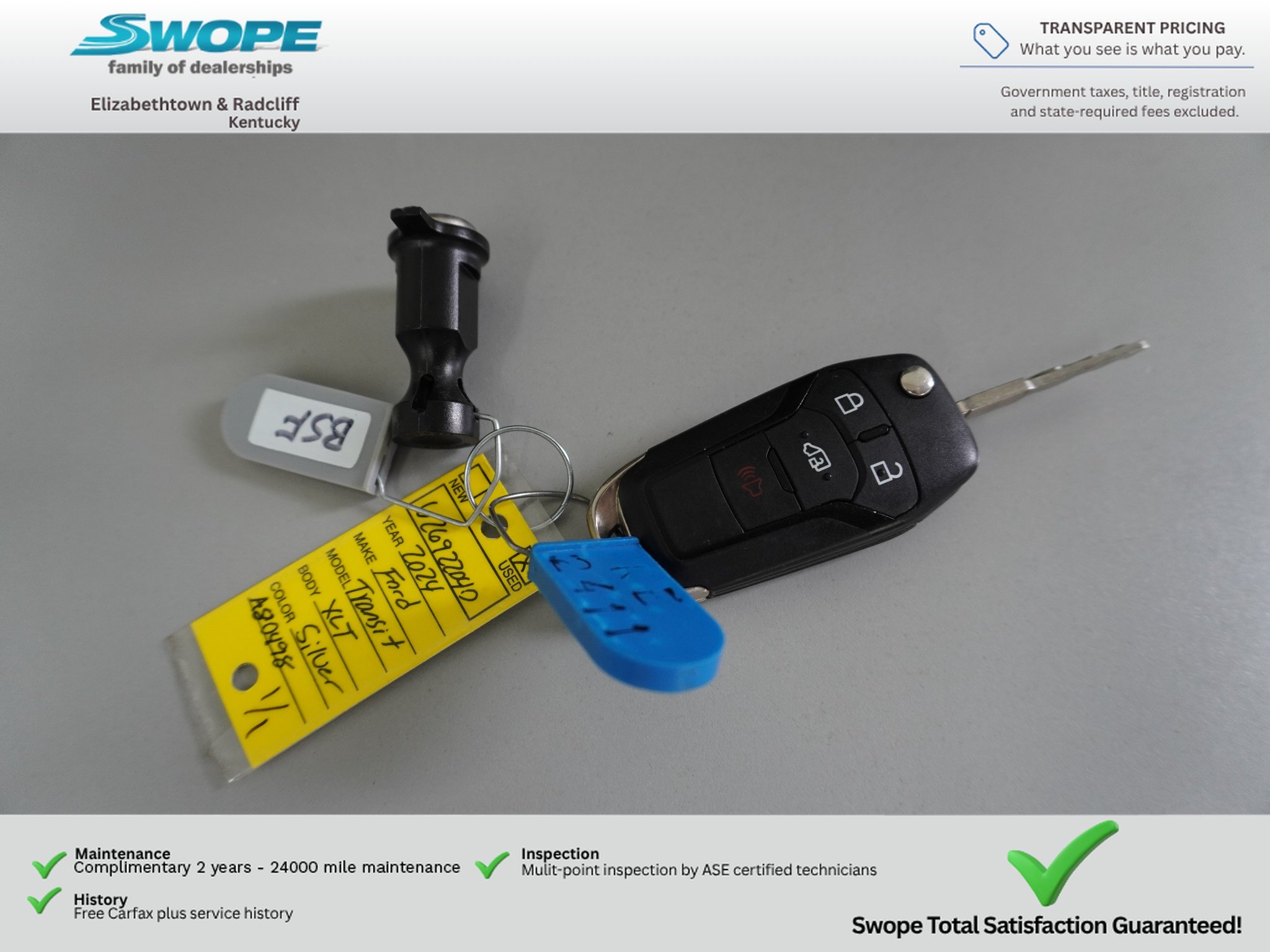 Used 2024 Ingot Silver Metallic Ford XLT image 28