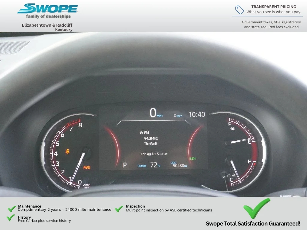 Used 2024 Midnight Black Metallic Toyota XLE image 17