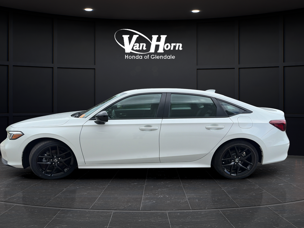 Used 2025 Platinum White Pearl Honda 4D HYBRID SPORT image 6