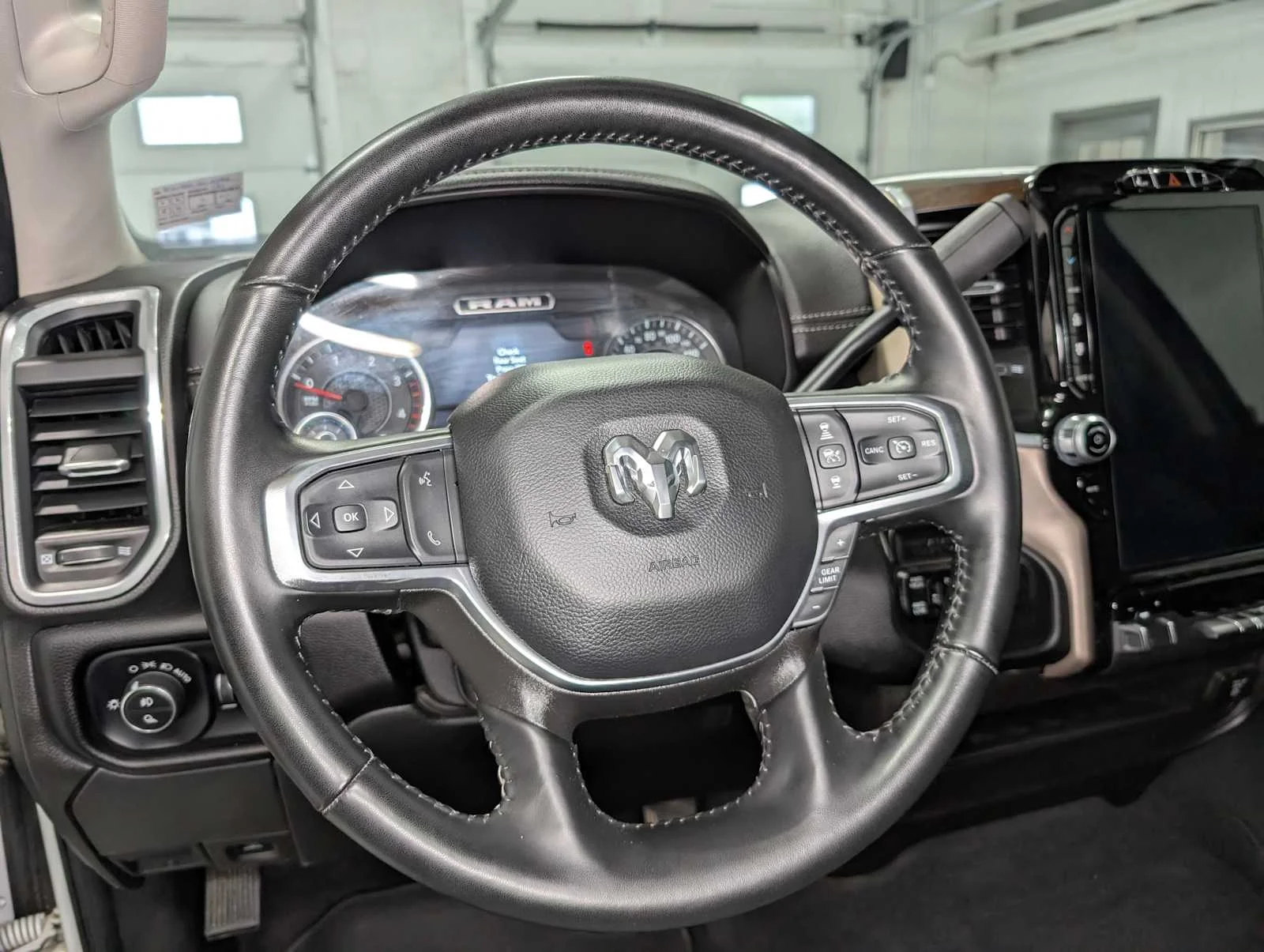 Used 2024 Bright White Clearcoat Ram Laramie image 37