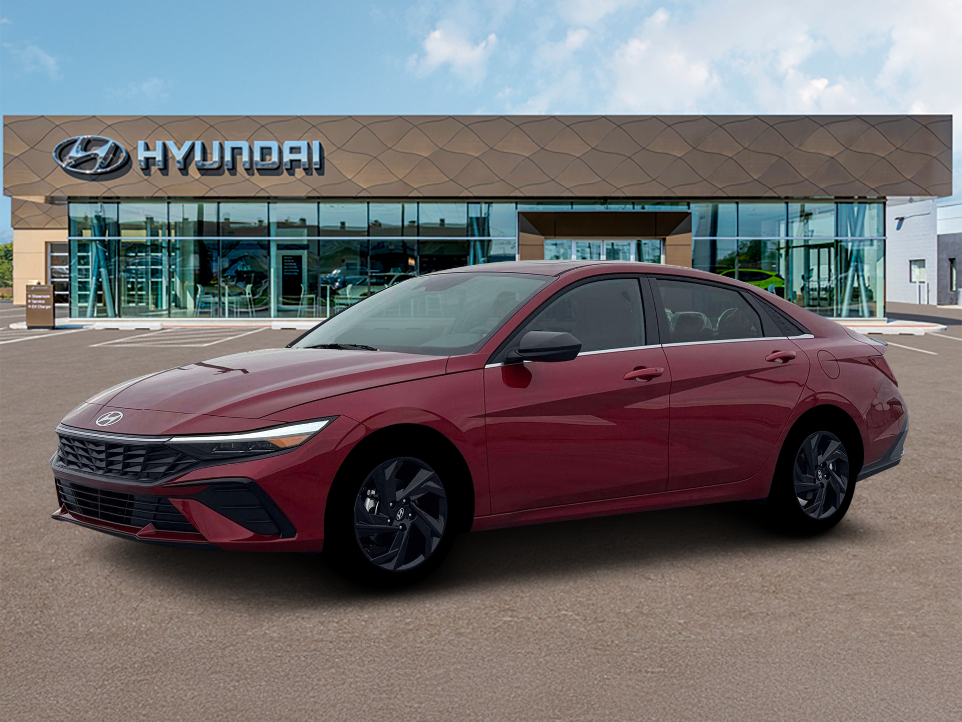 New 2026 Red Hyundai SEL Sport Premium image 2