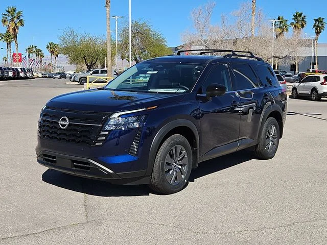 New 2026 Deep Ocean Blue Pearl Nissan SV image 2