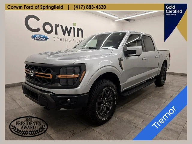 Certified Used 2025 Iconic Silver Metallic Ford Tremor image 1