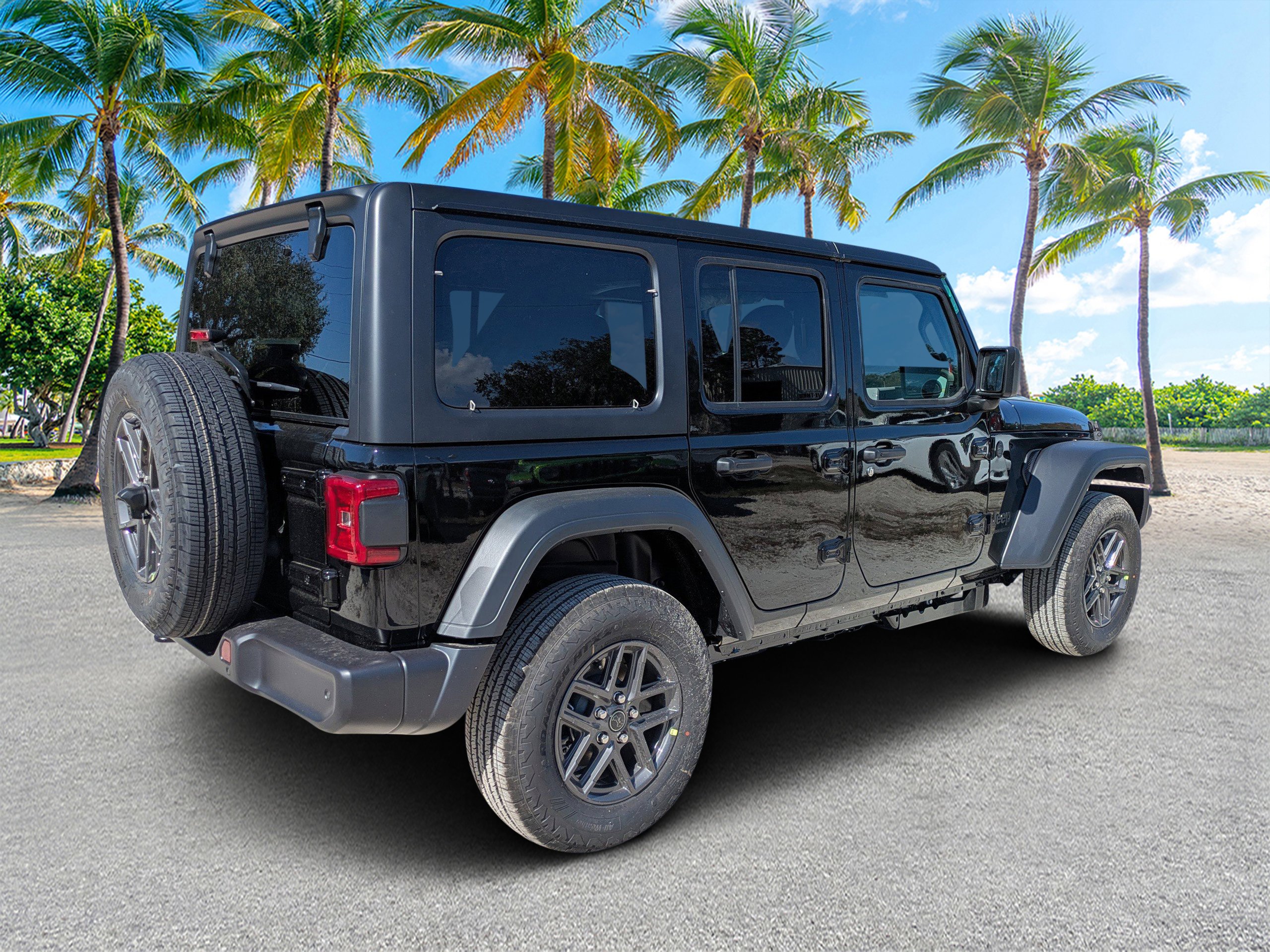 New 2026 Black Clear-Coat Exterior Paint Jeep Sport S image 3