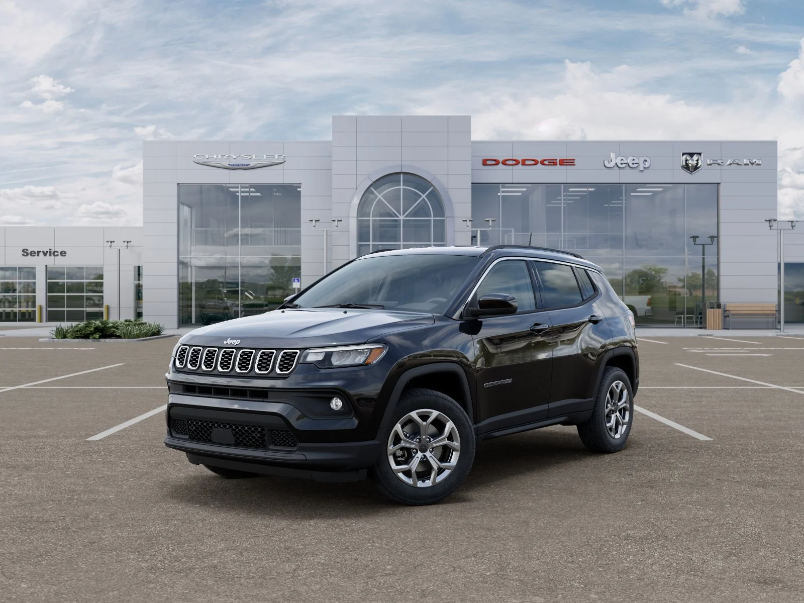 New 2026 Diamond Black Crystal Pearlcoat Jeep Latitude image 35