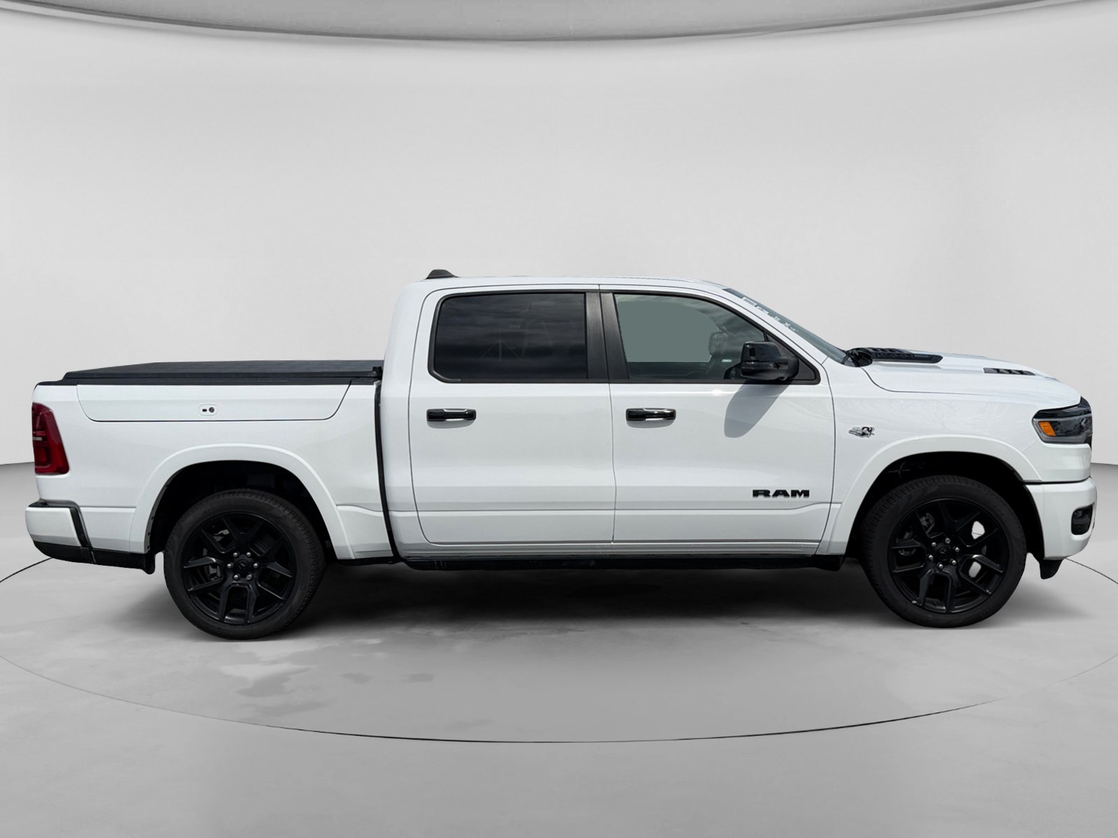 New 2026 Bright White Clear-Coat Exterior Paint RAM Limited 4x4 Crew Cab 5
