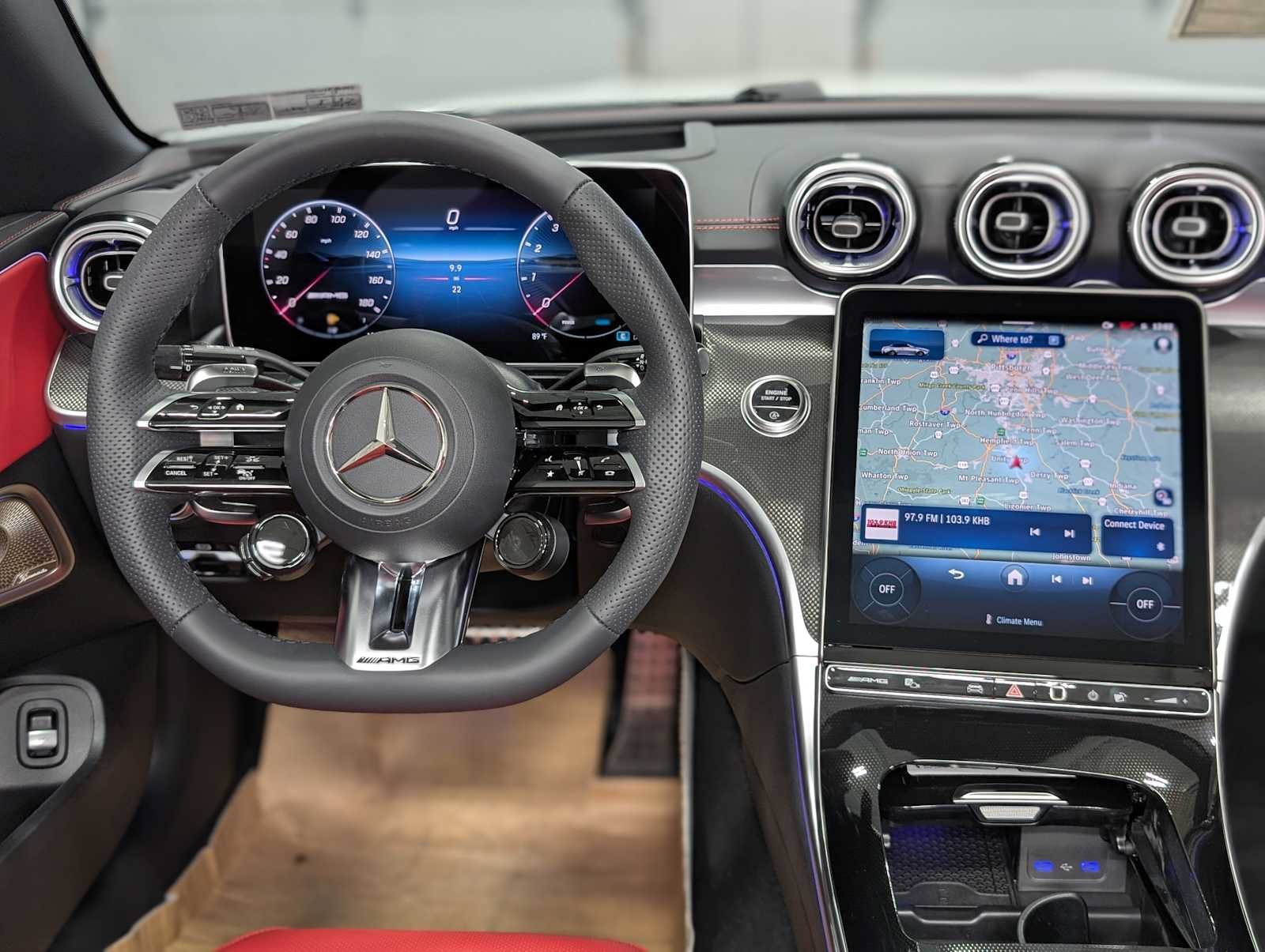 New 2026 MANUFAKTUR Moonlight White Metallic Mercedes-Benz AMG® CLE 53 4MATIC+ Cabriolet image 6