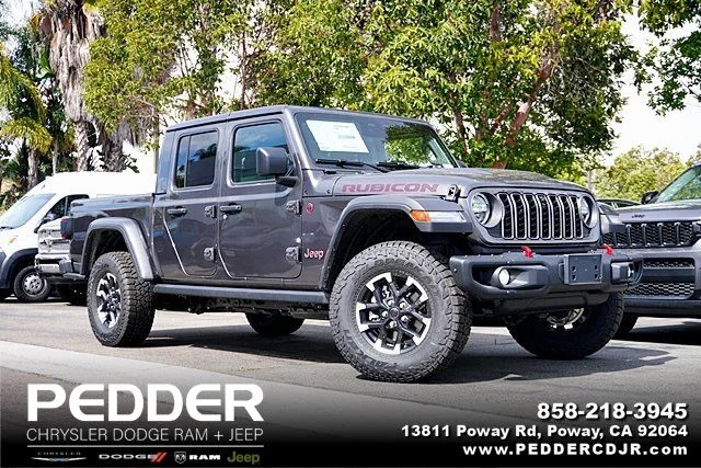 New 2026 Granite Crystal Metallic Clear-Coat Exterior Paint Jeep Rubicon image 1