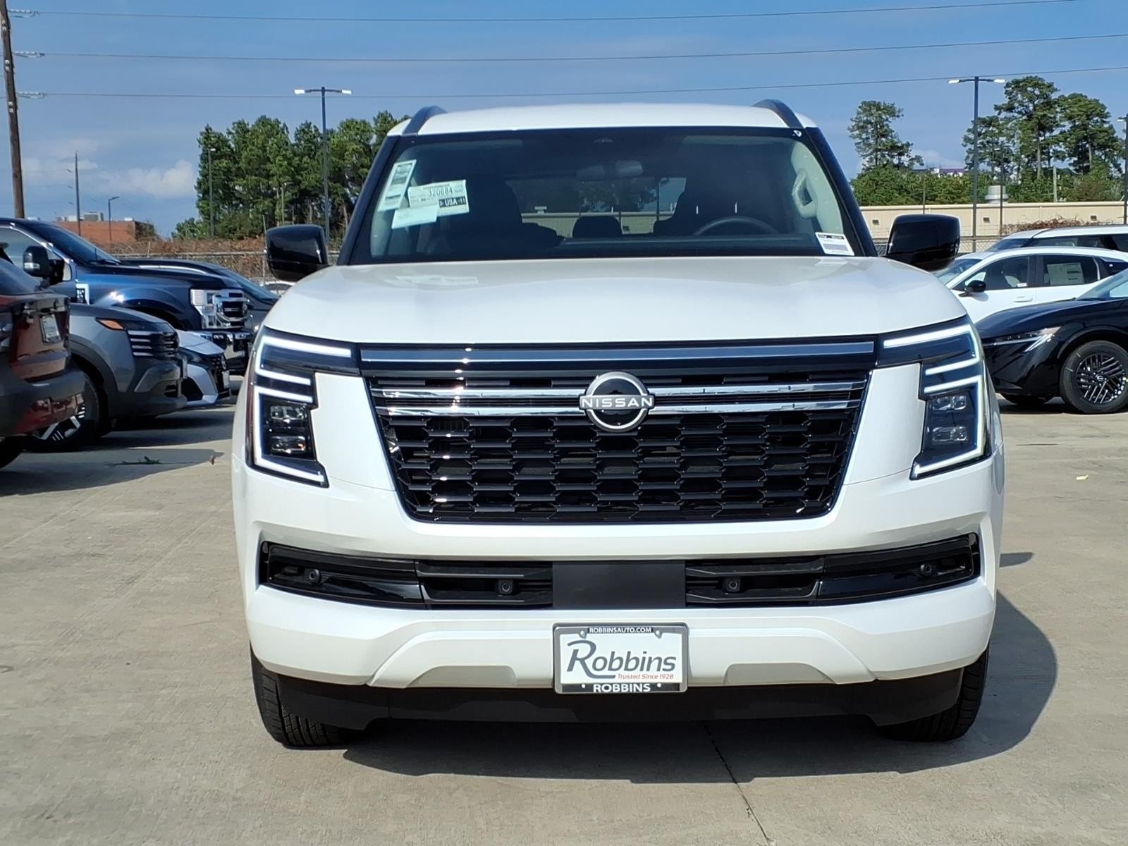 2026 Nissan Armada SV White at Robbins Nissan