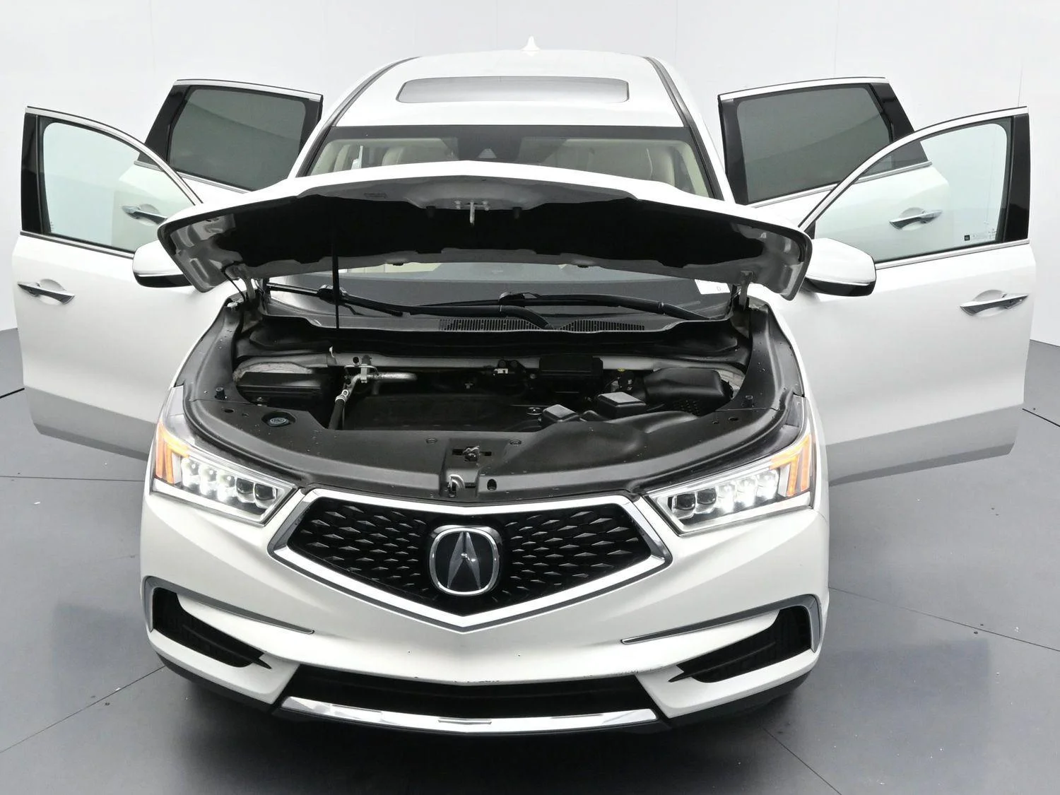 Used 2020 Platinum White Pearl Acura SH-AWD image 42