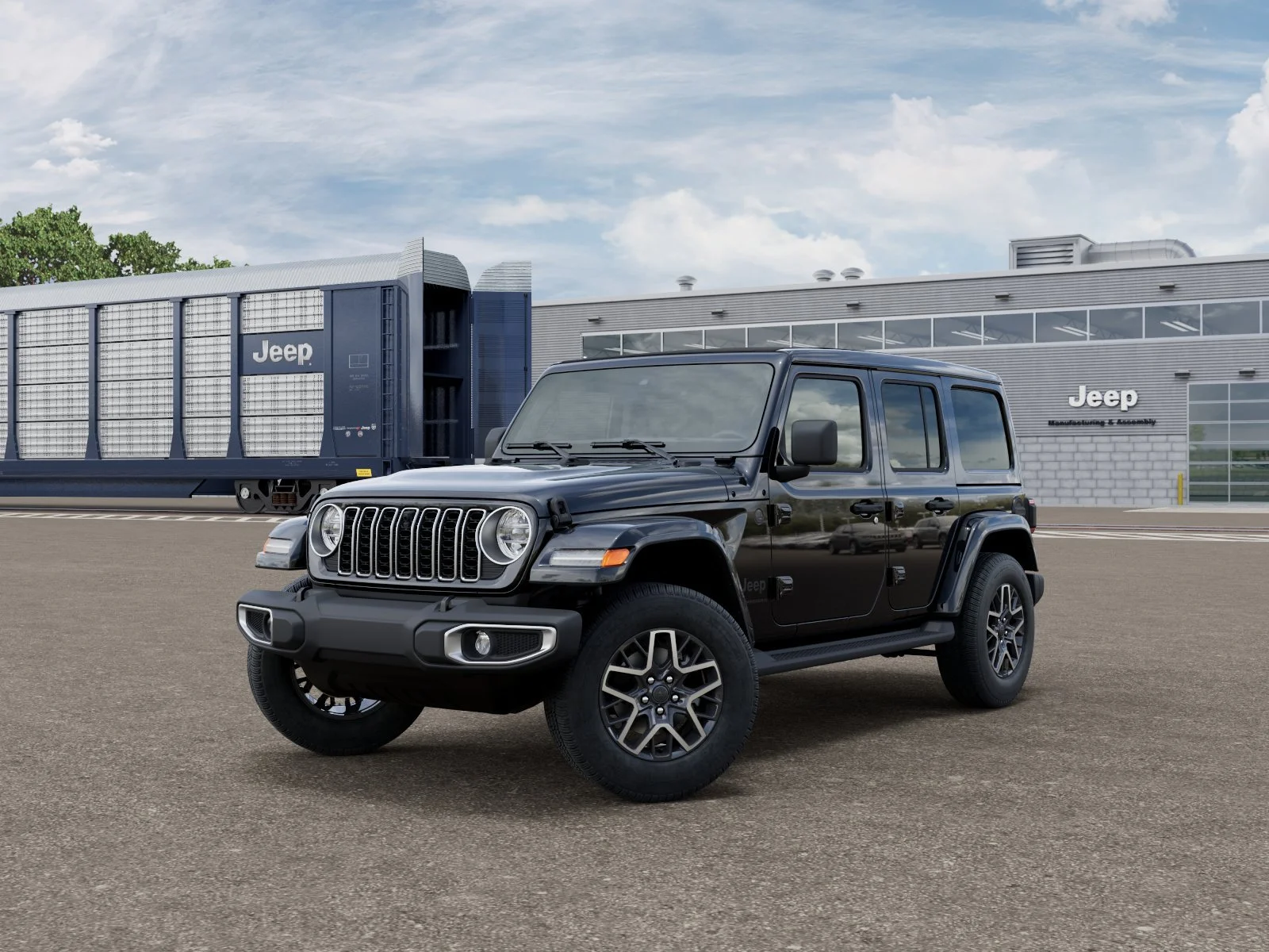 New 2026 Black Clear-Coat Exterior Paint Jeep Sahara image 1