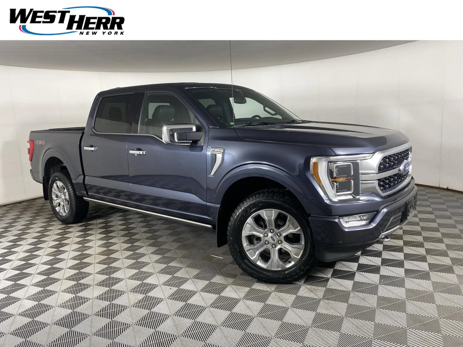 Used 2021 Smoked Quartz Metallic Tinted Clearcoat Ford Platinum image 1