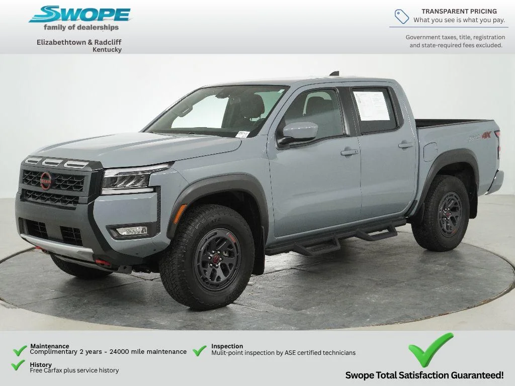 Used 2025 Boulder Gray Pearl Nissan PRO-4X image 8