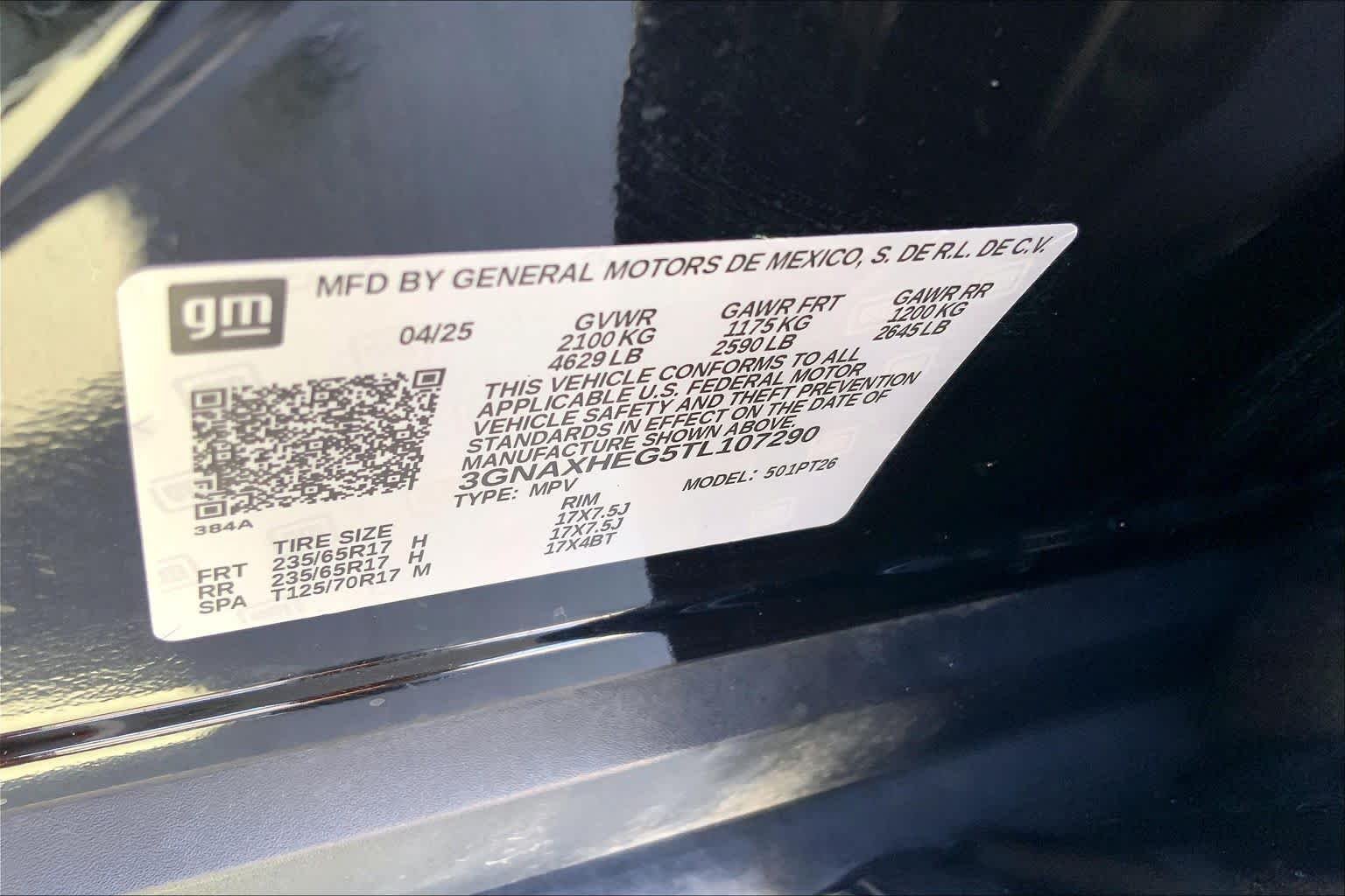 Used 2026 Mosaic Black Metallic Chevrolet FWD LT image 30