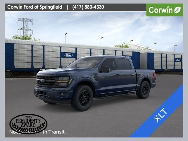 New 2026 Antimatter Blue Metallic Ford XLT image 1