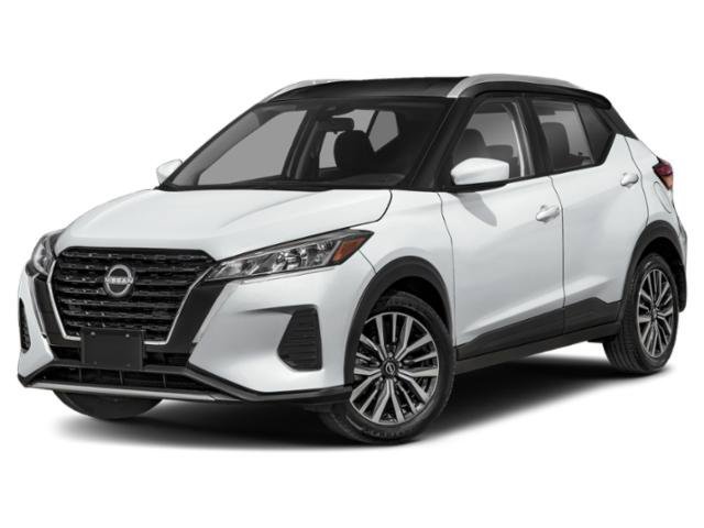 Used 2022 Aspen White Tricoat/Super Black Nissan SV image 1