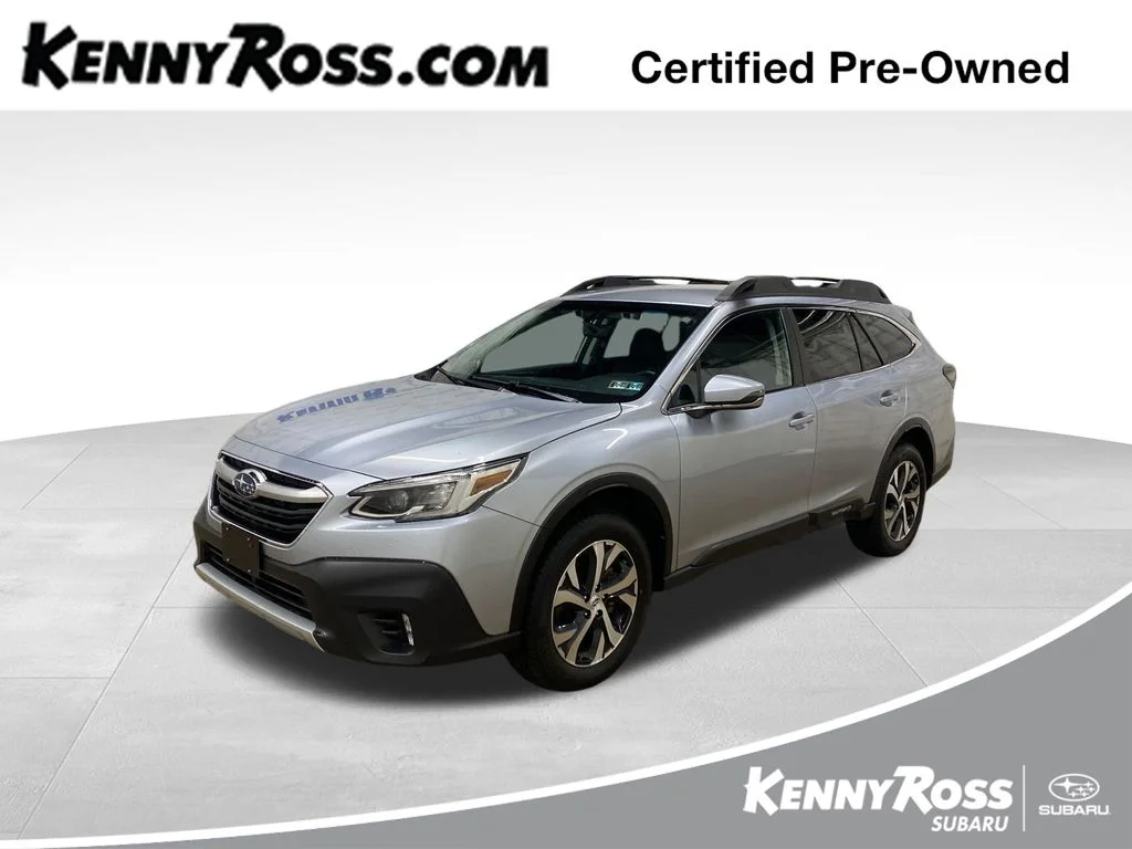 Certified Used 2022 Silver Subaru Limited image 1