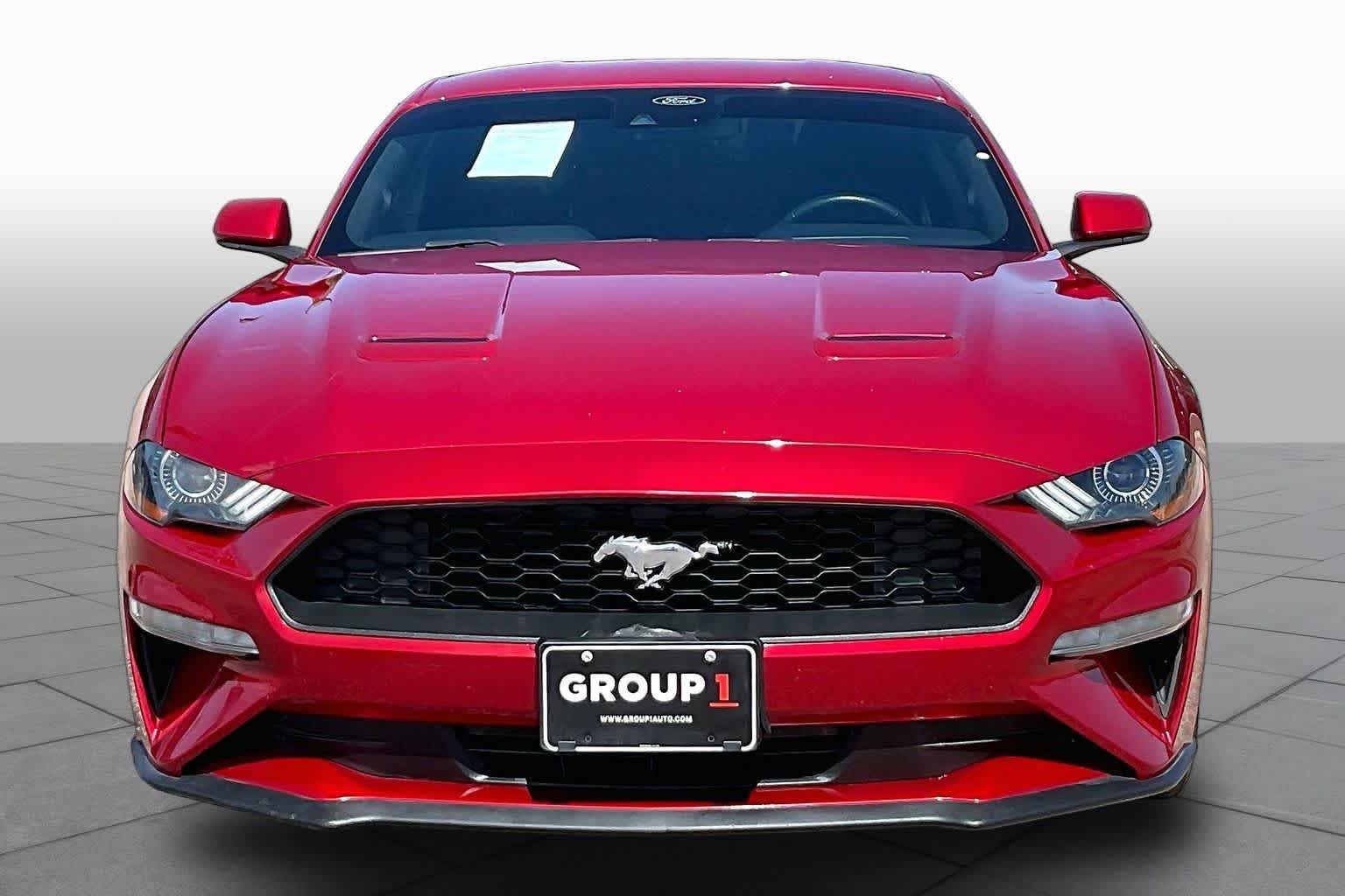 Used 2021 Rapid Red Metallic Tinted Clearcoat Ford EcoBoost image 4