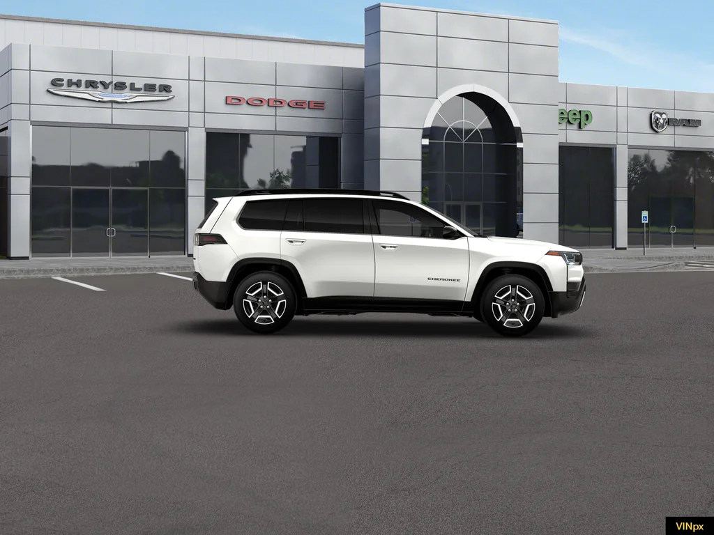 New 2026 Bright White Clear-Coat Exterior Paint Jeep Limited image 8