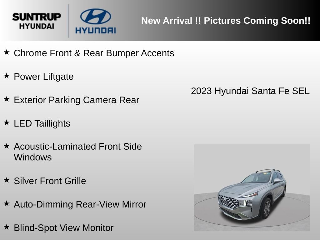 Used 2023 Shimmering Silver Pearl Hyundai SEL image 9