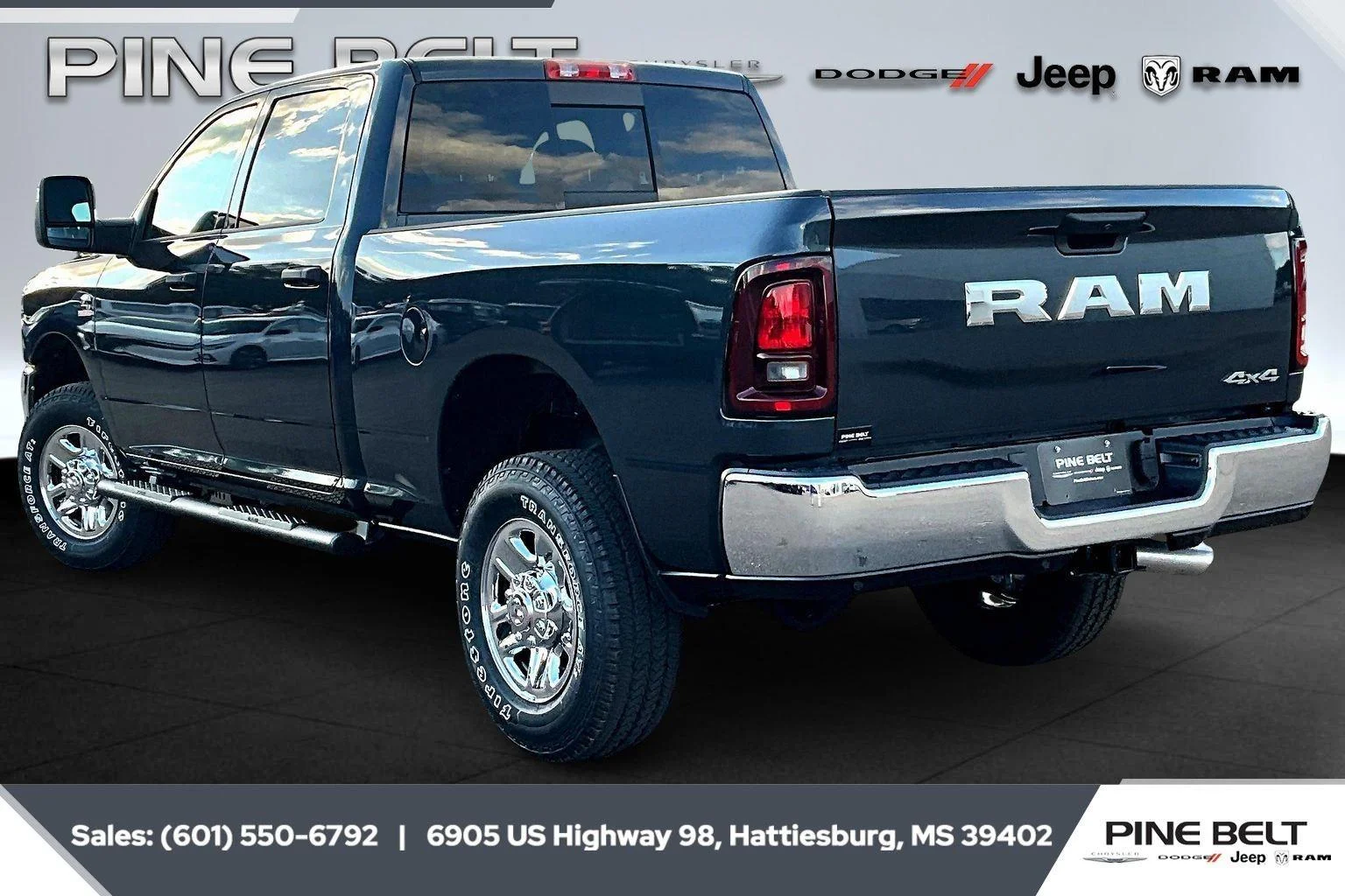 New 2026 Forged Blue Metallic Exterior Paint RAM Tradesman image 3