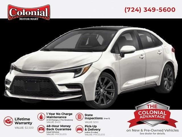 Used 2024 White Toyota SE image 1
