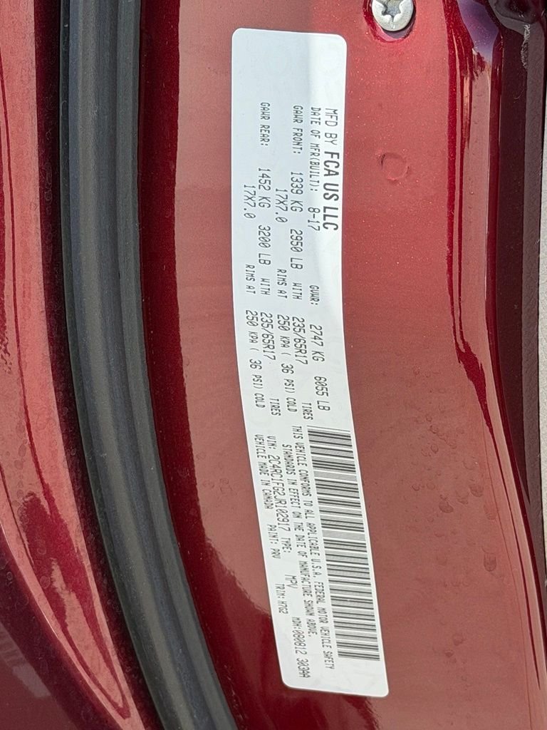 Used 2018 Red Chrysler Touring Plus image 32
