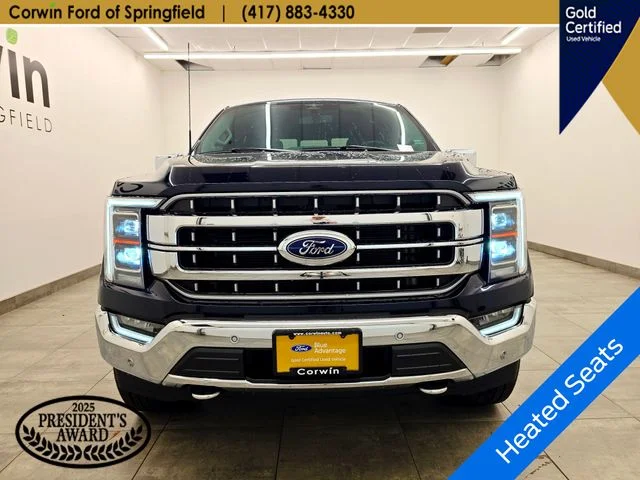Certified Used 2023 Blue Metallic Ford Lariat image 9