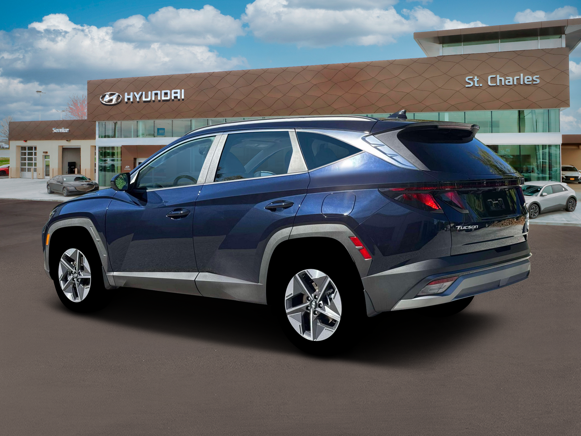 New 2026 Blue Hyundai SEL AWD image 4