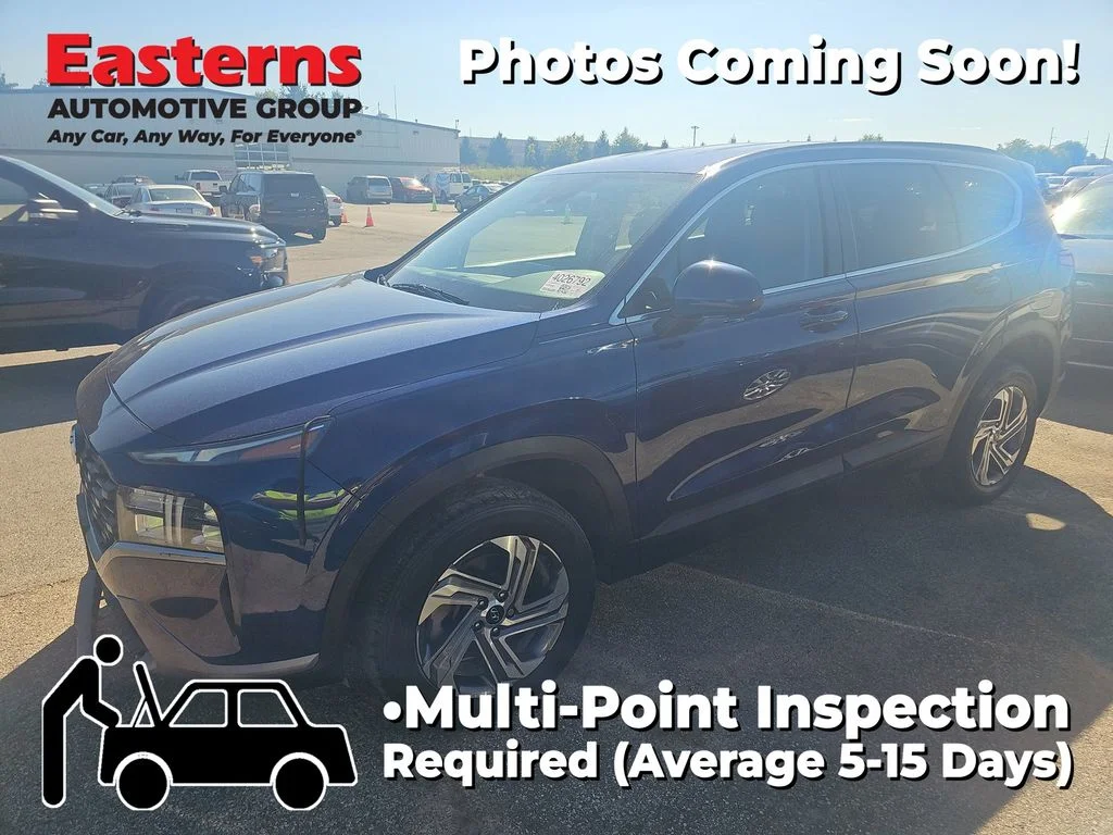 Used 2021 Blue Hyundai SE image 1