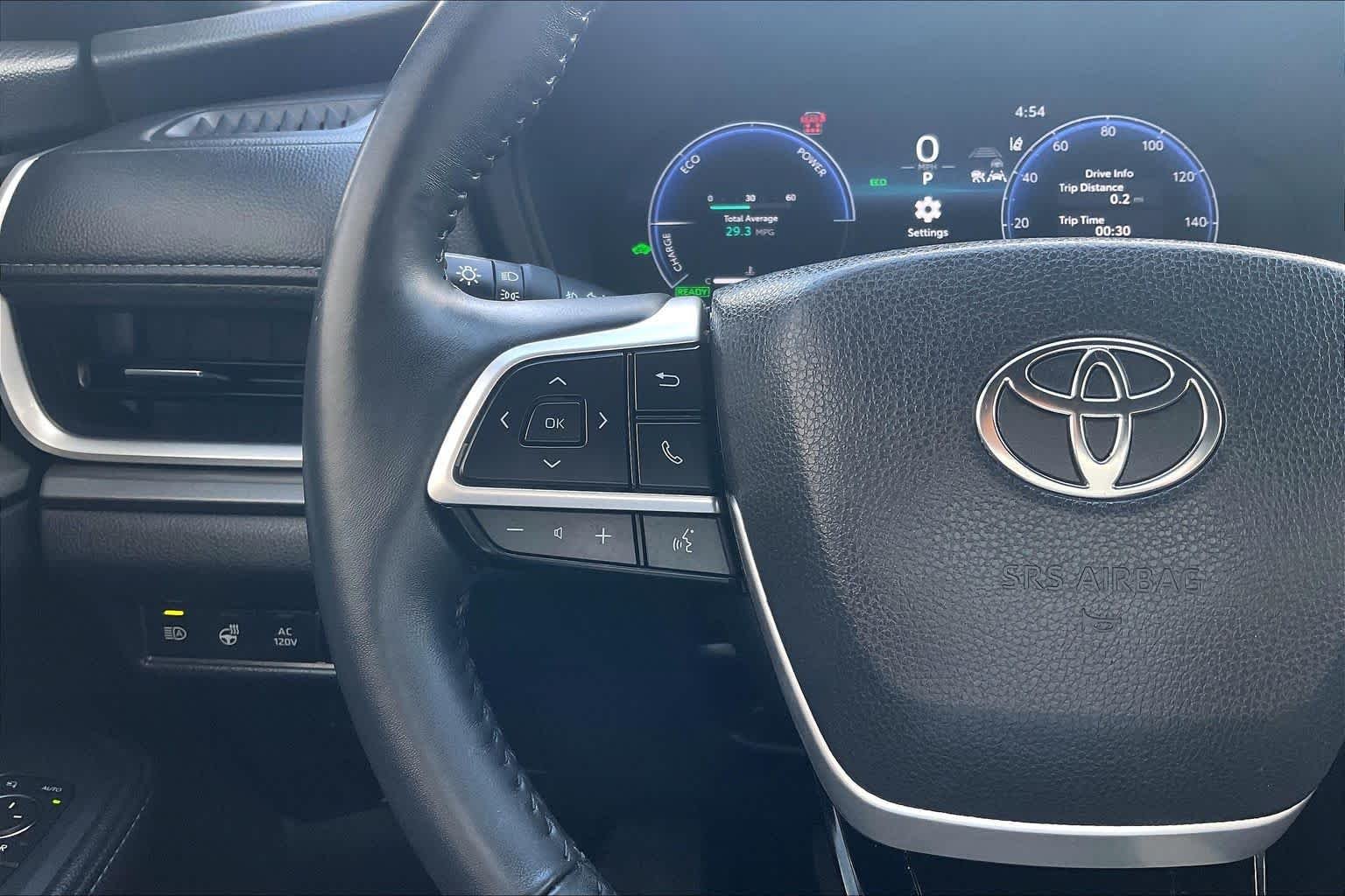 Used 2025 Midnight Black Metallic Toyota Hybrid Nightshade Edition image 24