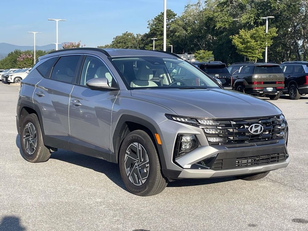 Certified Used 2025 Shimmering Silver Hyundai Blue image 1