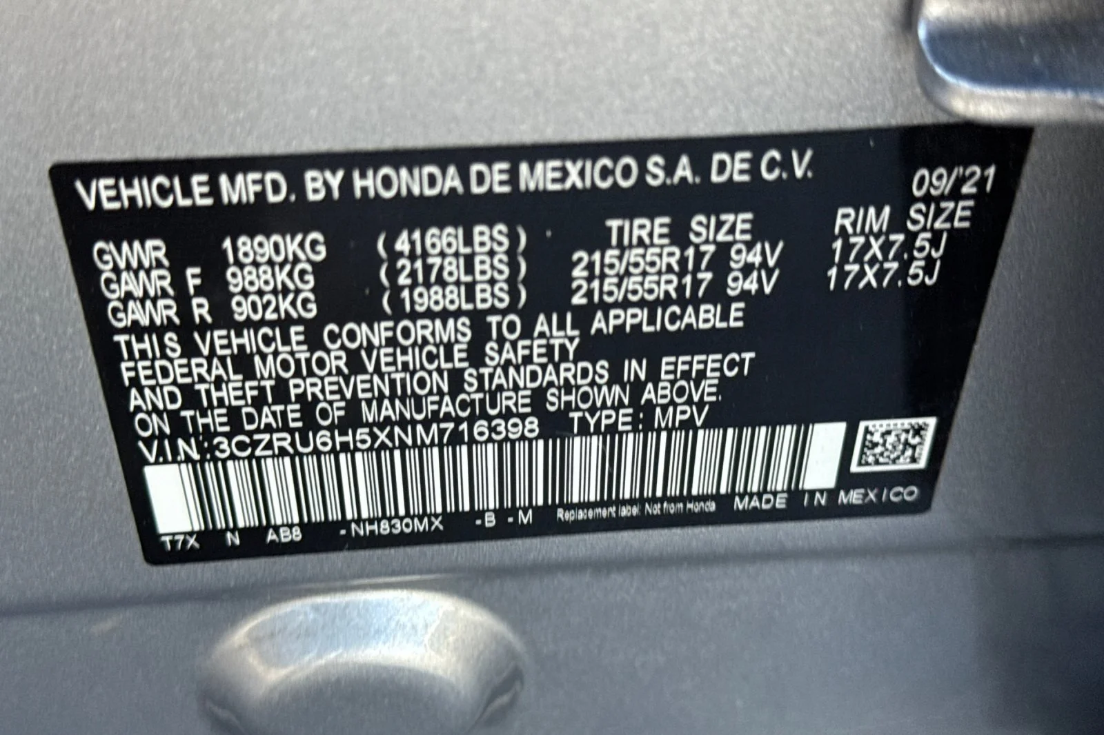 2022 Honda HR-V EX - Photo 32