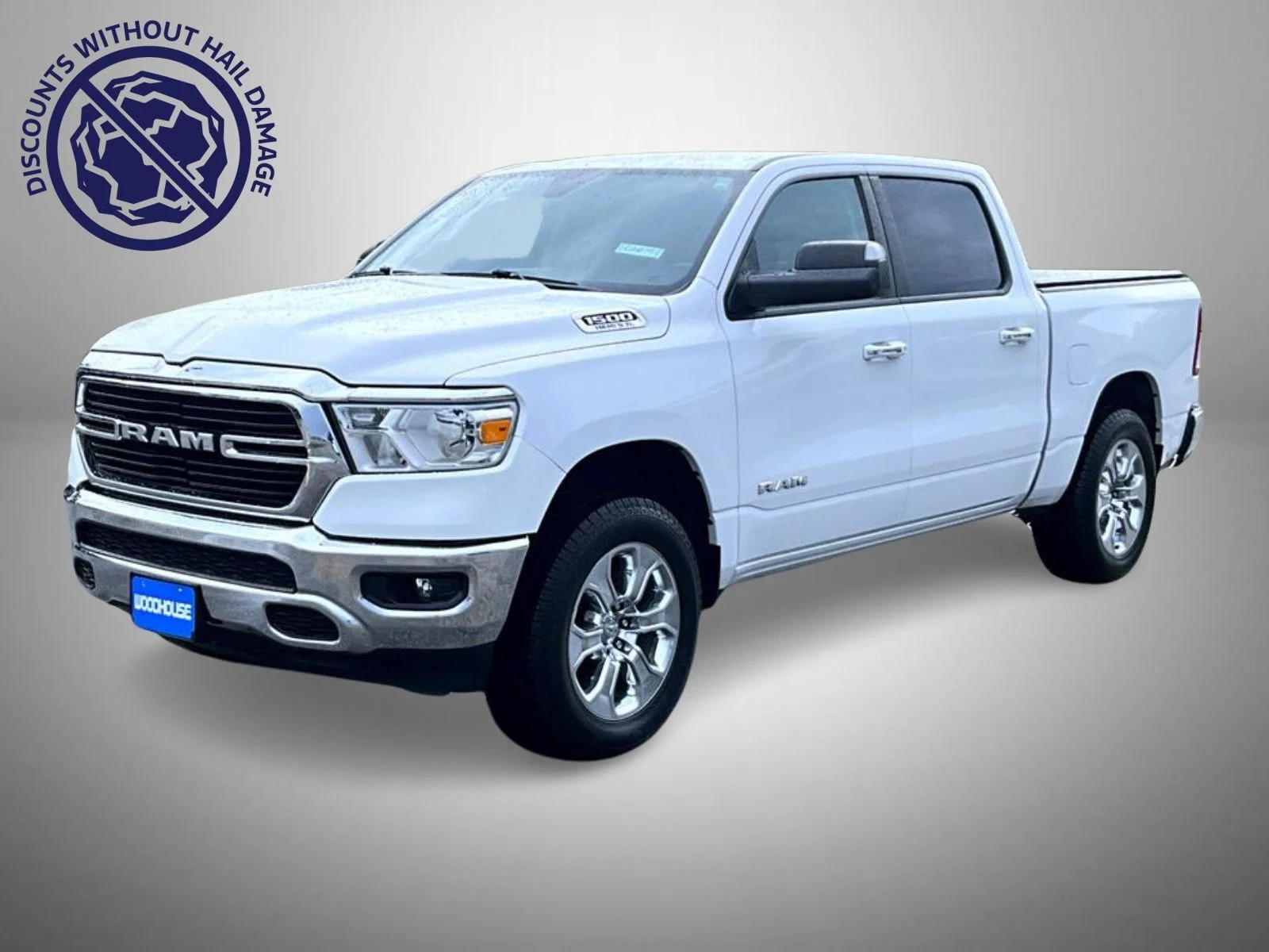 Used 2019 White Ram Big Horn/Lone Star image 1