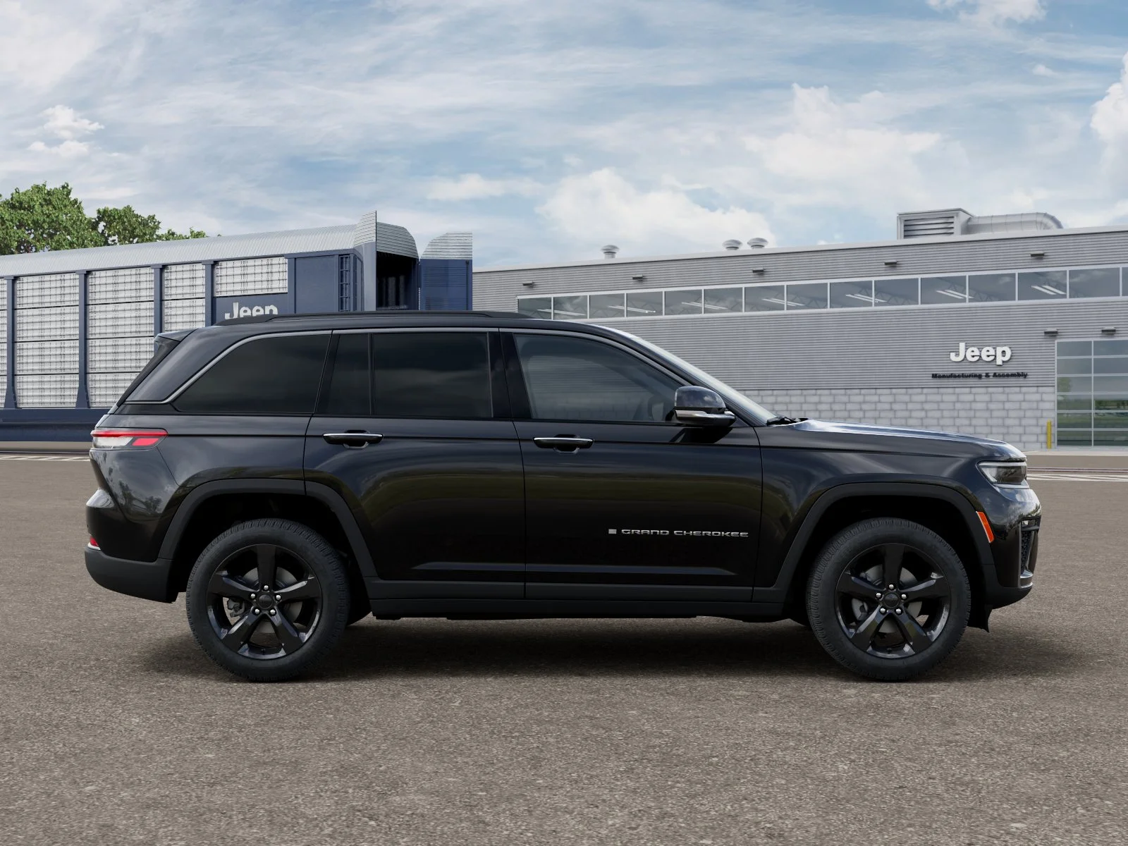 New 2026 Diamond Black Crystal Pearl-Coat Exterior Paint Jeep Limited image 12