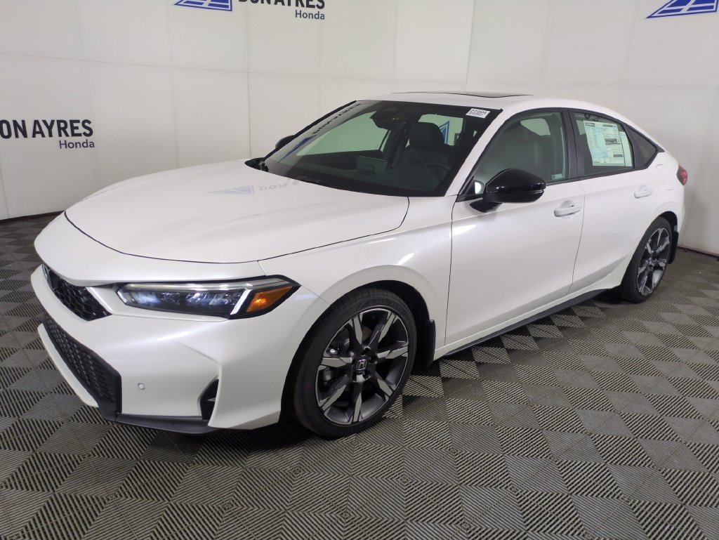 New 2027 Platinum White Pearl Honda Hybrid image 1