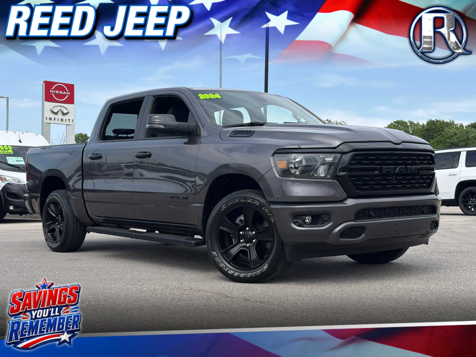 2024 RAM 1500 Big Horn/Lone Star 4x4 Crew Cab 5'7's photo