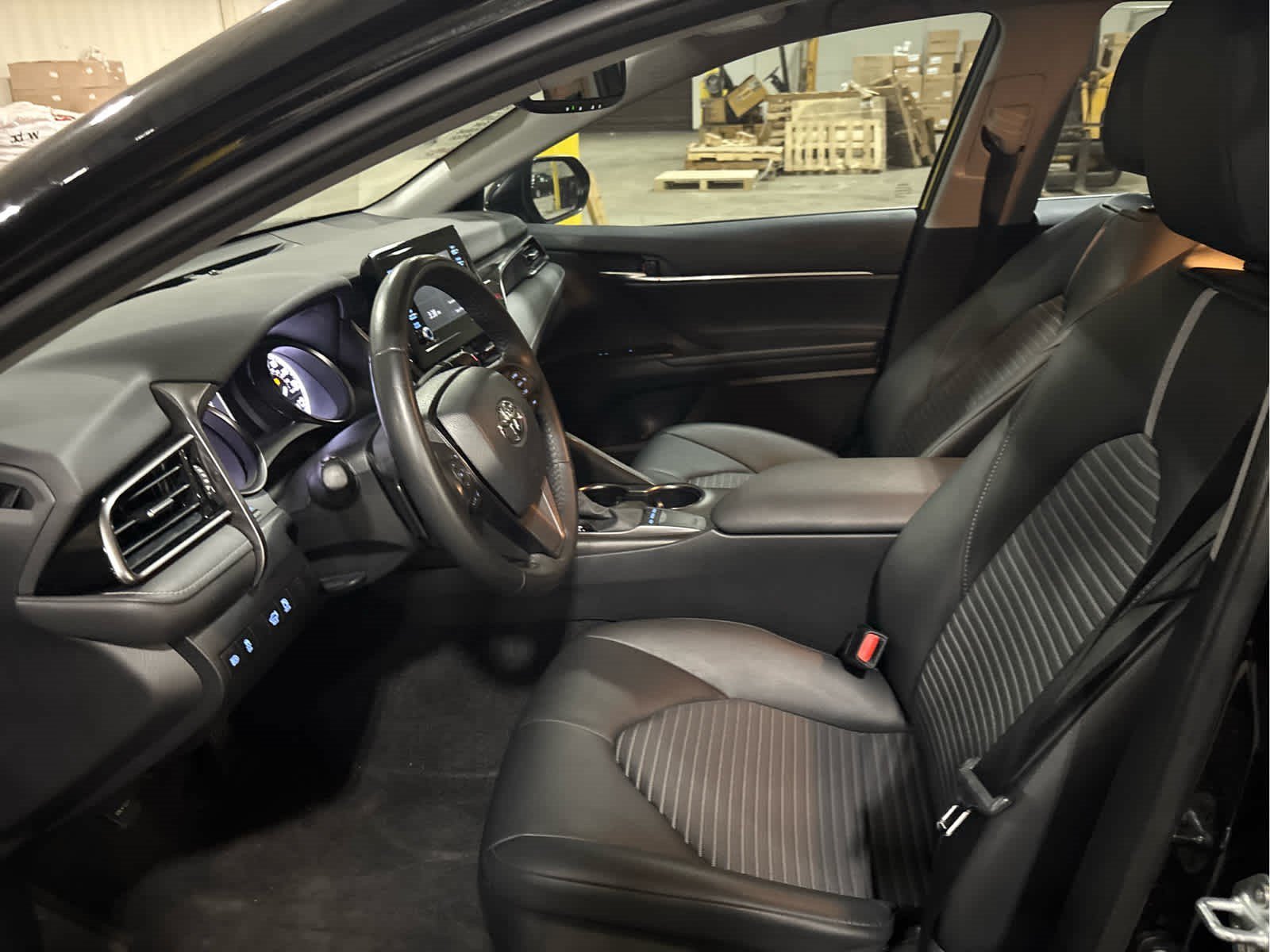Certified Used 2023 Midnight Black Metallic Toyota SE image 9