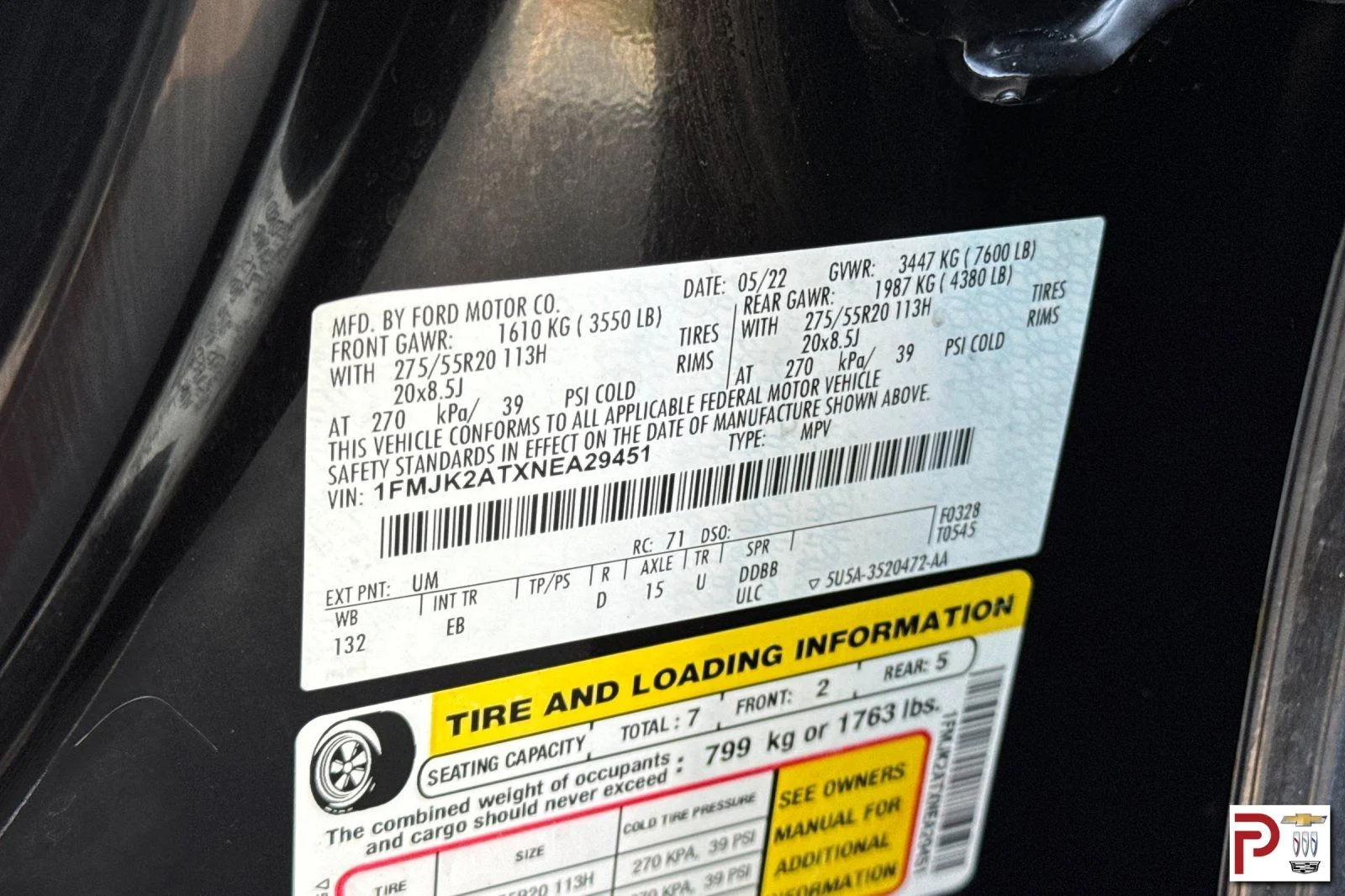 Used 2022 Black Ford Limited image 37