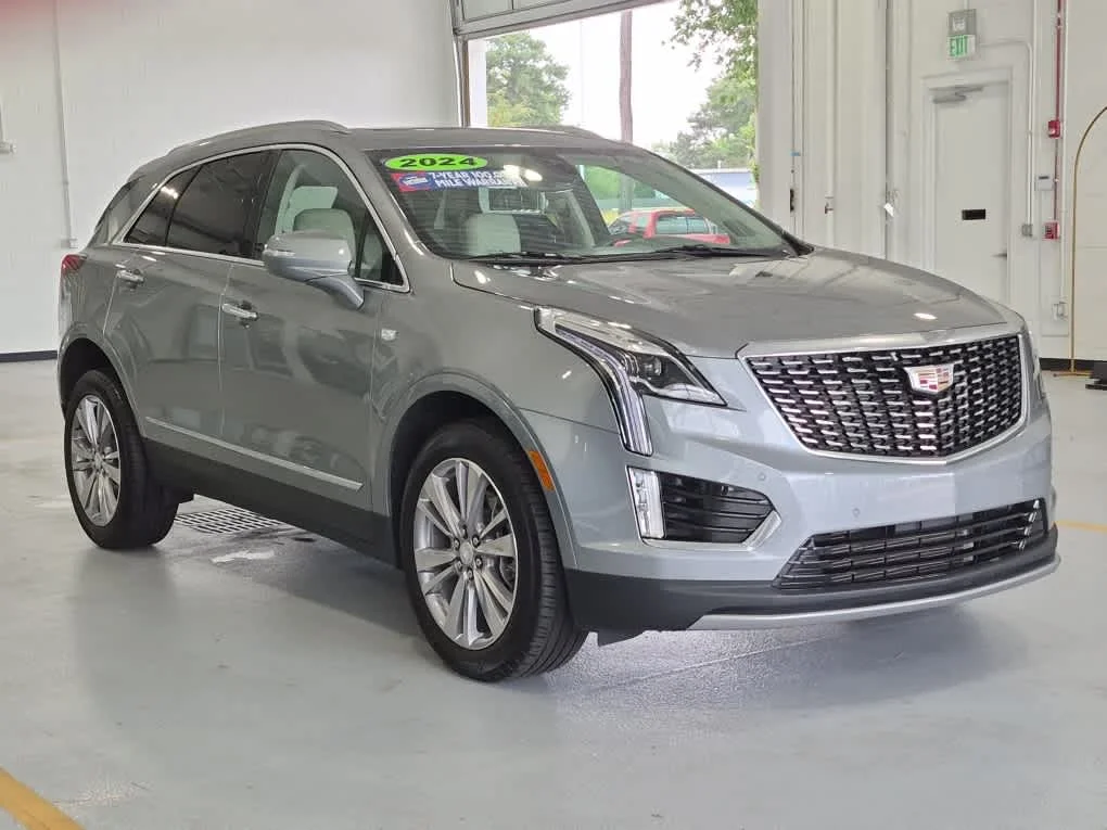 Used 2024 Argent Silver Metallic Cadillac FWD Premium Luxury image 2
