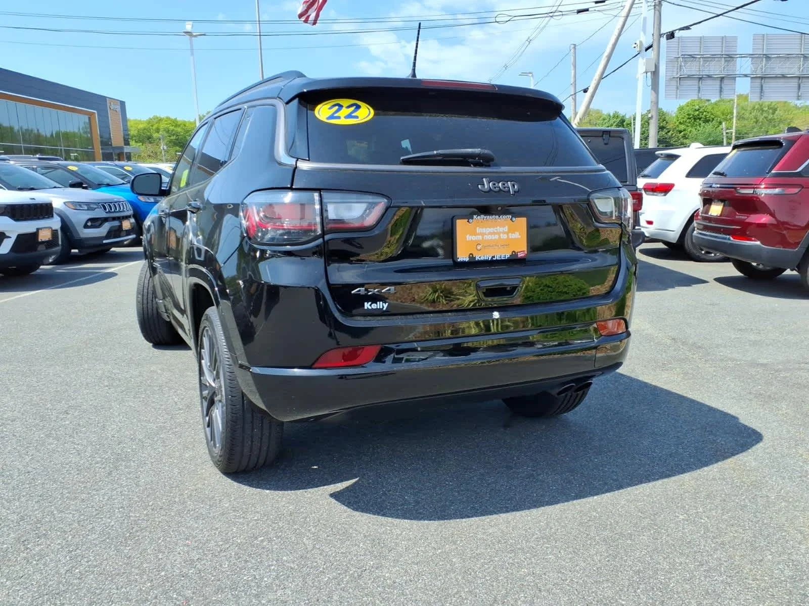 Certified Used 2022 Diamond Black Crystal Pearlcoat Jeep High Altitude image 10