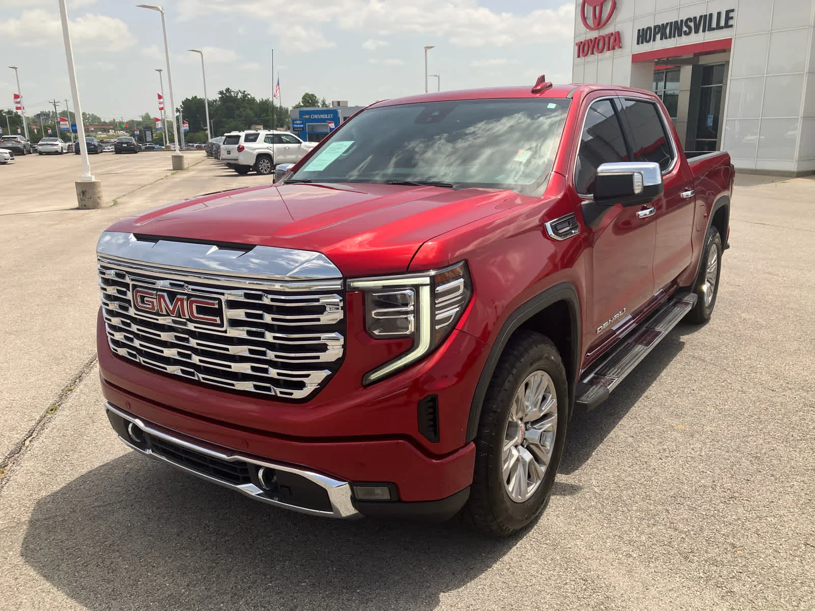 Used 2022 Cayenne Red Tintcoat GMC Denali image 3