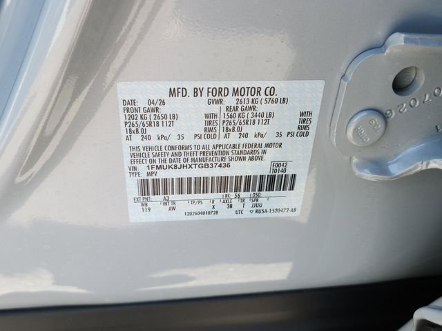 New 2026 Space White Metallic Ford Tremor® image 13