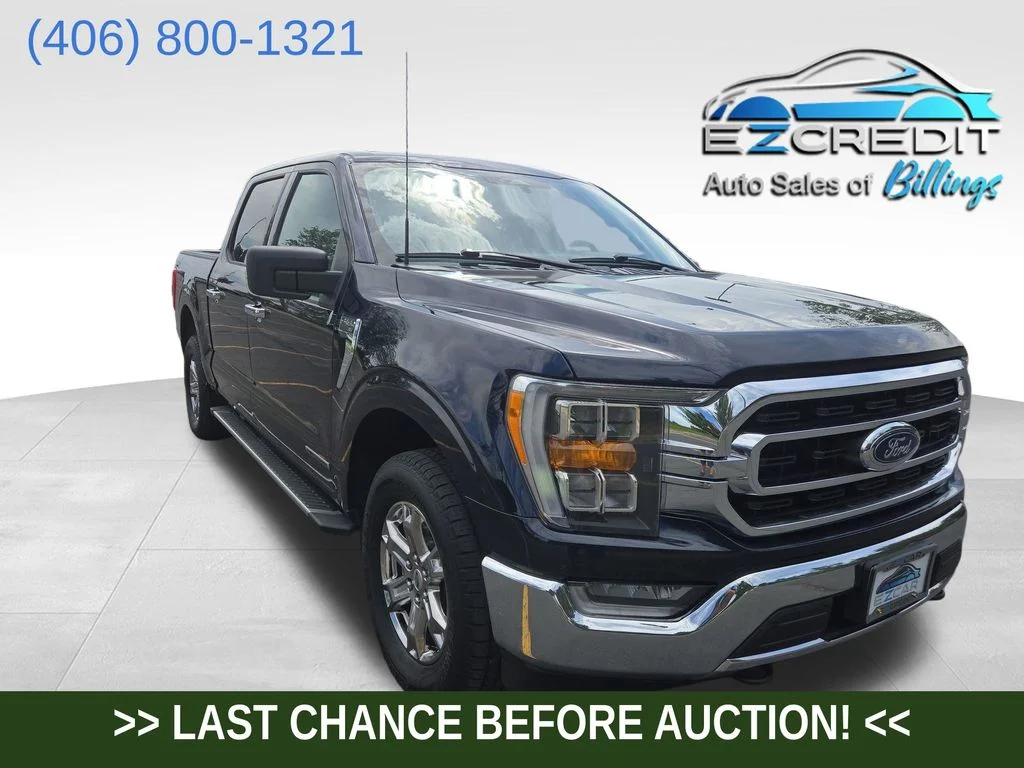 Used 2023 Blue Metallic Ford XLT image 1