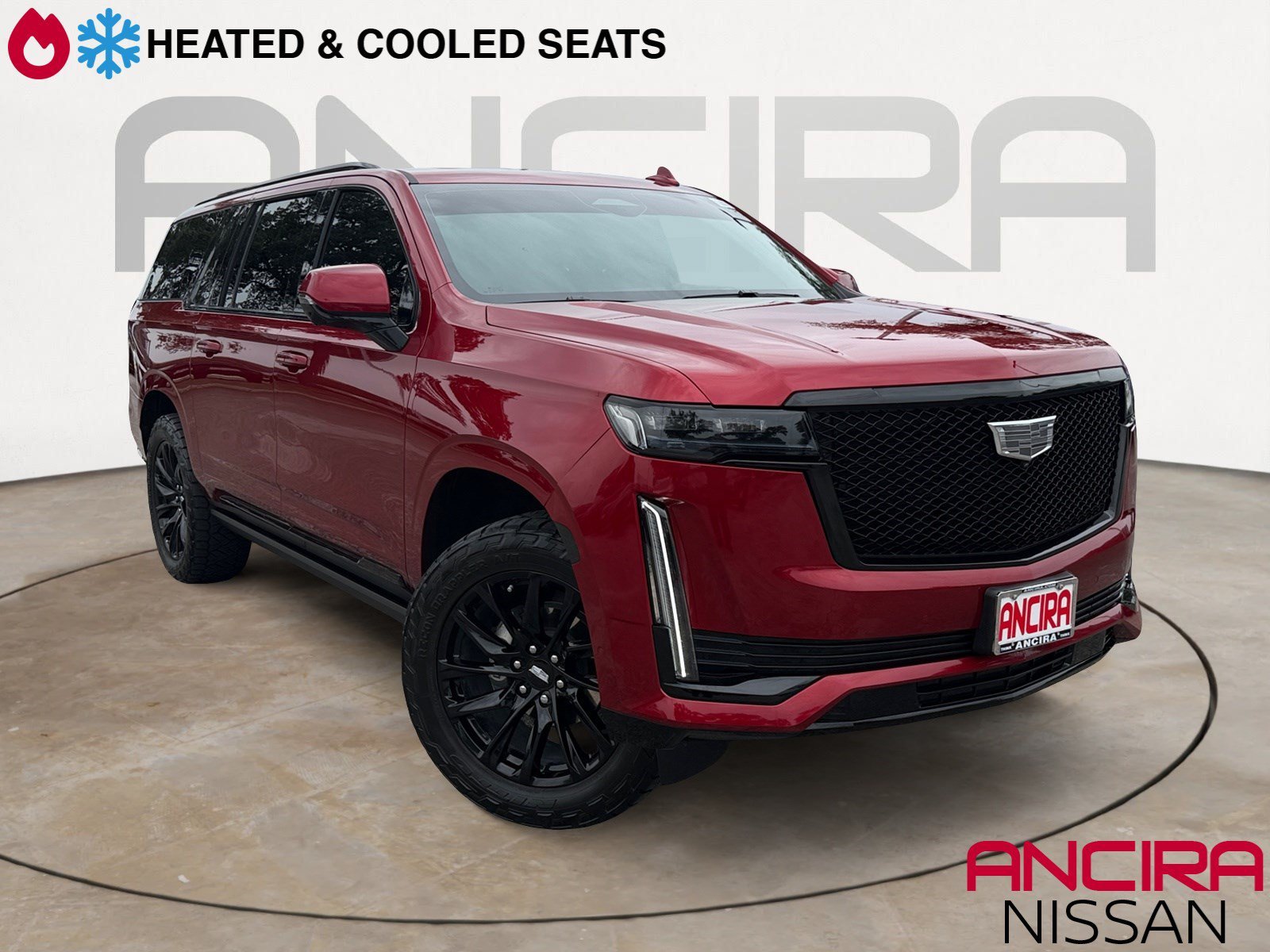 Used 2024 Radiant Red Tintcoat Cadillac 4WD Sport image 1