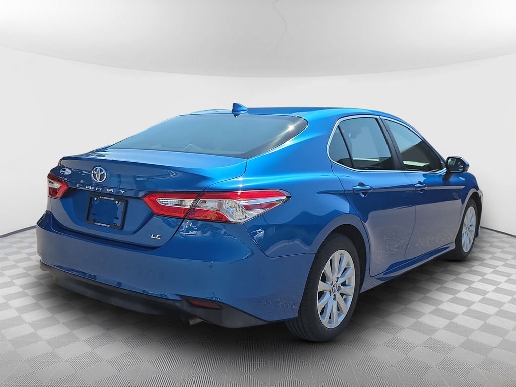 Used 2019 Blue Toyota LE image 8