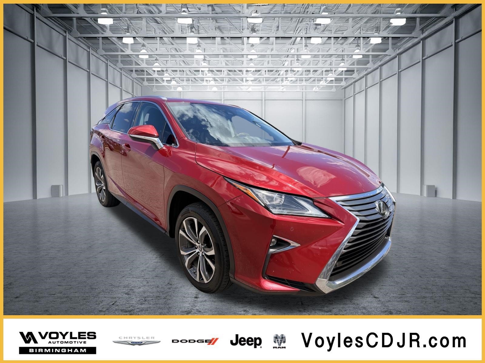 Used 2018 Red Lexus RX 350L Luxury image 1
