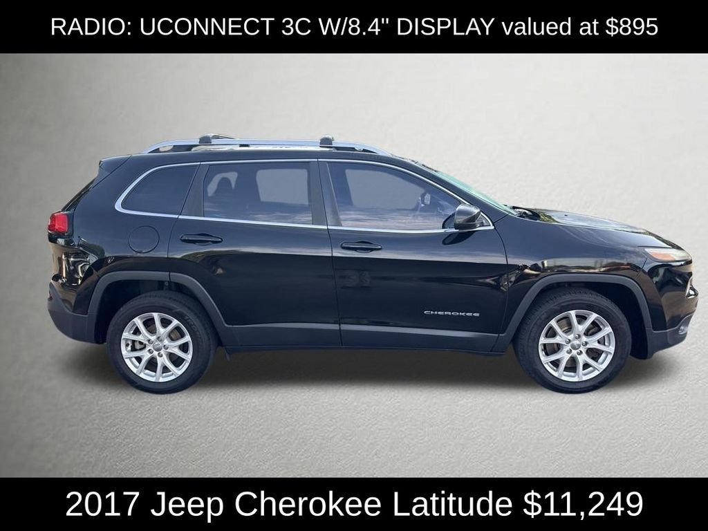 Used 2017 Jeep Cherokee Latitude with VIN 1C4PJLCBXHW535081 for sale in Elizabethtown, KY